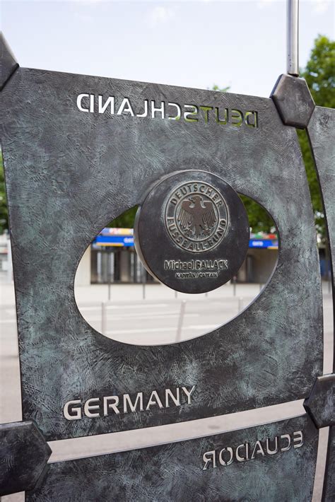Stuttgart, Germany, 5 July 2024. The football emblem of the German
