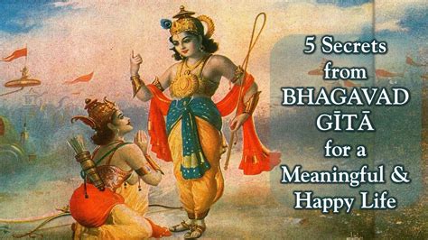 Gita In Nutshell Lecture Secrets For A Meaningful And Happy