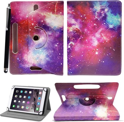 10inch Tablet Case Universal Stand Case Folio Cover Magic Leather 360° Rotating Case Fits For