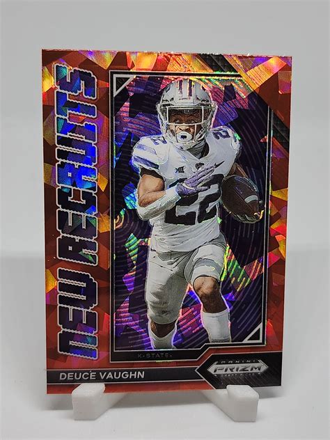 Panini Prizm Draft Picks Nr Deuce Vaughn New Recruits Red Ice