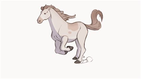 Horse Running Animation Gif