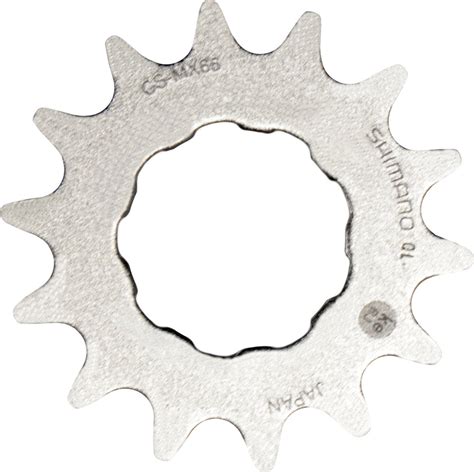 Shimano Dxr 18t Cs Mx66 Single Bmx Sprocket Silver Bikebug