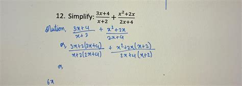 Solved Simplify 3x4x2x22x2x4