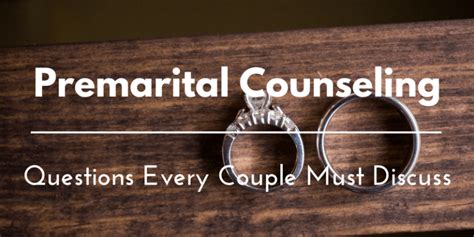 Premarital Counseling Working Benefits And Challenges