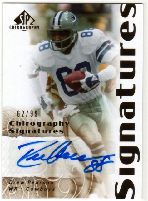 Pearson, Drew 2007 SP Chirography Gold Autograph | RK Sports Promotions