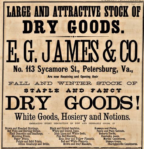 Pin It 1 Like Visit Site Dry Goods Vintage Advertisements Vintage