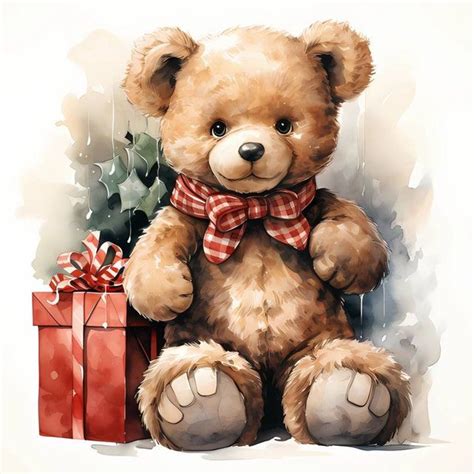 Christmas Teddy Bear Clipart 13 High Quality S Merry Christmas