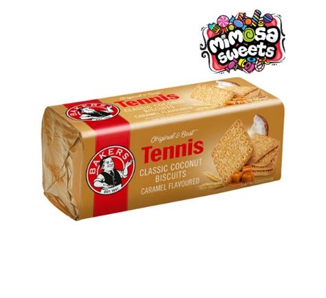 Bakers Tennis Biscuits Caramel 200g - MIMOSA SWEETS