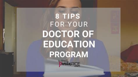 Tips for Succeeding in a Doctor of Education Program