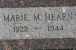 Marie Hearn 1922 1944 Mémorial Find a Grave