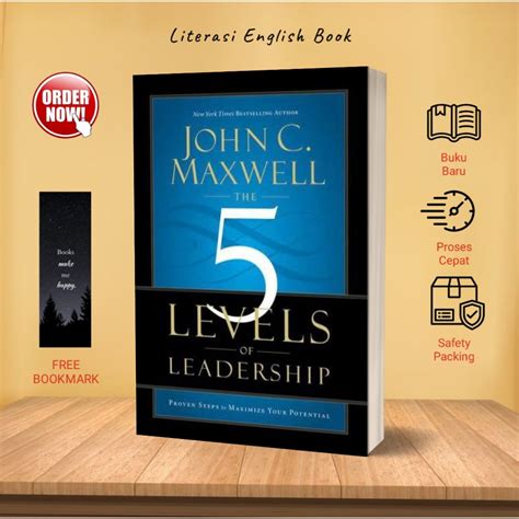 Jual The 5 Levels Of Leadership John C Maxwell English Shopee