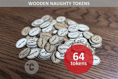 Set Of 64 Sex Tokens Naughty Tokens Adult Game Etsy