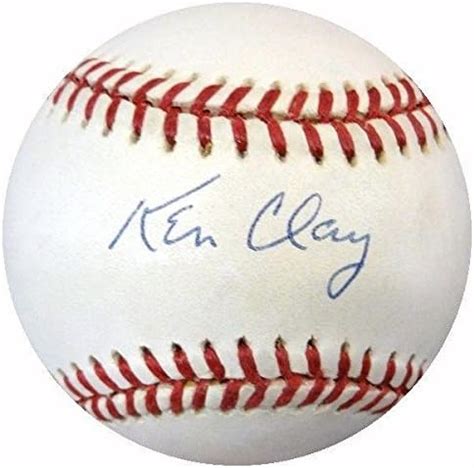 Amazon Ken Clay Autographed Ball Al Psa Dna