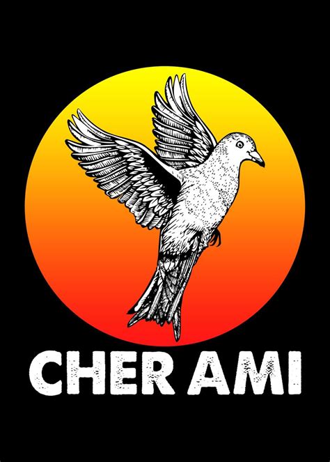 pigeon cher ami war birds poster picture metal print paint