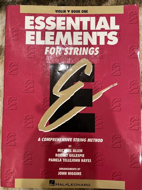 Essential Elements For Strings Violin Book One 1 Ebay