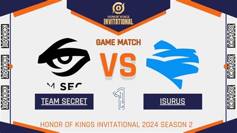 TS VS ISG Day 1 Match 3 Game 1 Honor Of Kings Invitational Season 2