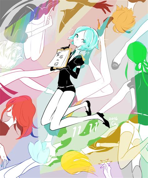 Phosphophyllite Diamond Cinnabar Yellow Diamond Jade And 2 More Houseki No Kuni Drawn By