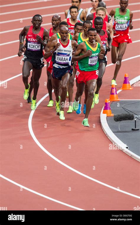 Mohamed Farah Gbr Competing In The Men S M Final At The Olympic