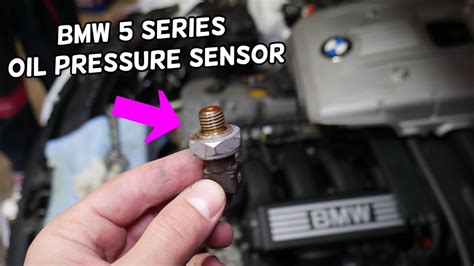 Bmw E E Oil Pressure Sensor Switch Replacement Location Youtube