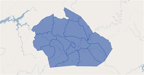 Watauga County, North Carolina Townships | GIS Map Data | Watauga ...