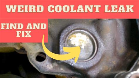 How To Test A Coolant System And How To Replace A Leaking Freeze Plug