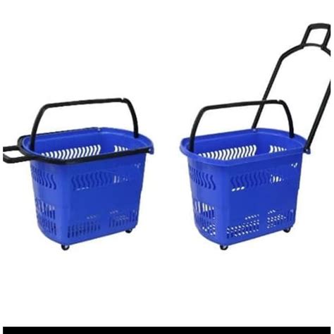 Jual Keranjang Pasar Shinpo 4 Roda Trolley Belanja Dorong Laundry