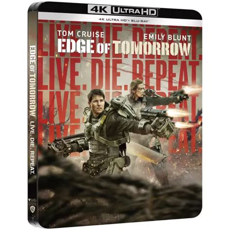 EDGE OF TOMORROW TOM CRUISE 4K Blu Ray LIMITED EDITION STEELBOOK NEW