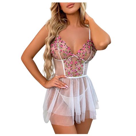 Rpvati Sexy Plus Size Lingerie For Women Hide Fat Belly See Through