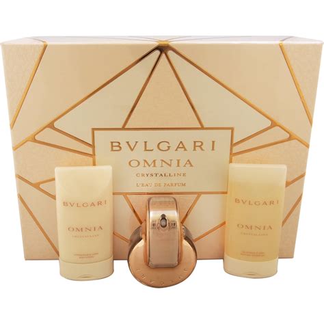 Bvlgari Bvlgari Omnia Crystalline L Eau De Parfum For Women Gift Set 3