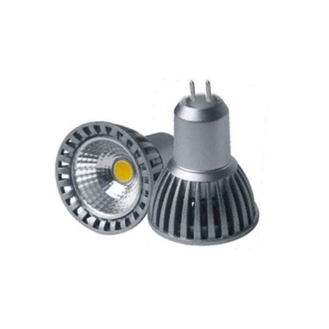 Ampoule Led Cob Gu5 3 Mr16 12v 4w 50° Blanc Neutre 4000k 5500k