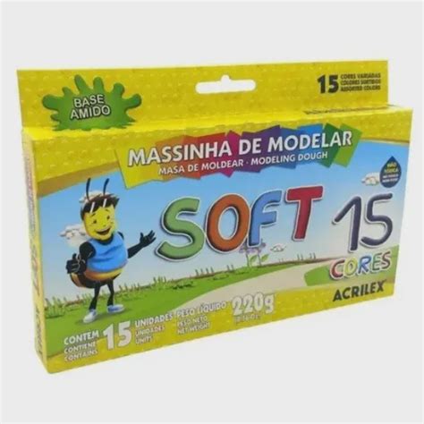 Massinha De Modelar Soft Acrilex Cores G Submarino