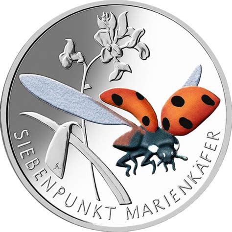 Deutschland 5 Euro Wunderwelt Insekten 2 Ausgabe 2023 Siebenpunkt Ma