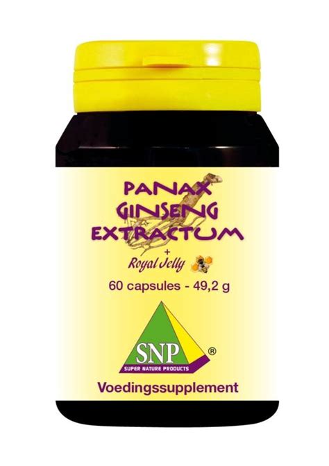 Snp Panax Ginseng Extra Royal Jelly Caps Vitadvice Bv