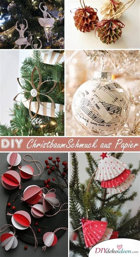 Wundervolle Diy Weihnachtsbaum Schmuck Ideen Aus Papier