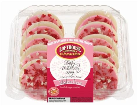 Lofthouse Valentine S Day Pastel Pink Frosted Sugar Cookies 10 Ct 13 5 Oz Kroger