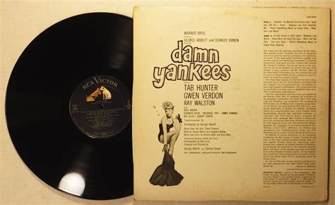 Damn Yankees Soundtrack Rca Loc Vinyl Lp Album Gwen Verdon