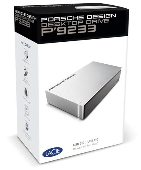 Lacie Porsche Design 8tb Usb 3 0 Desktop Hard Drive Lac9000604