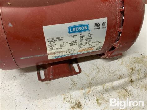 Leeson Electric Motors Bigiron Auctions