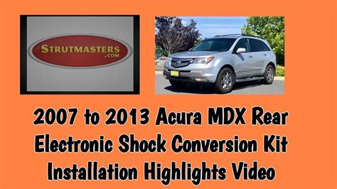 Front Rear Suspension Shock Absorber Kit For 2007 2013 Acura Mdx Without Electronic Find A Good