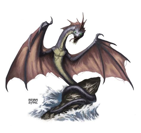 Drakon | Creature picture, Fantasy creatures, Flying monsters