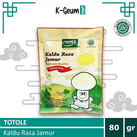 Jual Totole Kaldu Rasa Jamur Kaldu Vegan Halal 80 Gram Shopee Indonesia