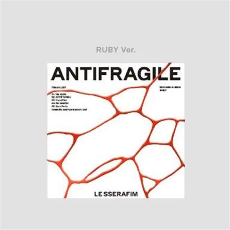 Le Sserafim Antifragile 2nd Mini Album Compact Ruby Version