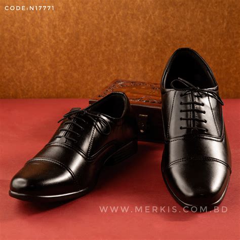 Black Formal Shoes BD | Elegant Steps | Merkis