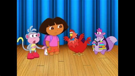 Red Chicken Turns Little Dora The Explorer Youtube