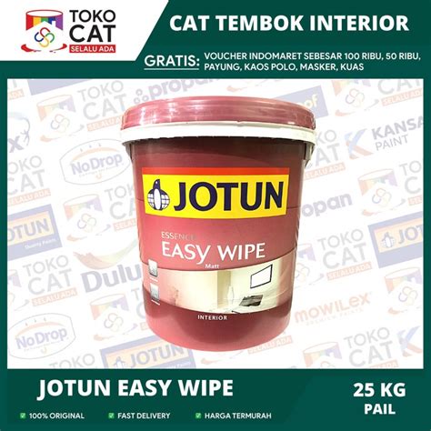 Jual Cat Tembok Interior Jotun Easy Wipe Warna Putih Chi Kg Pail