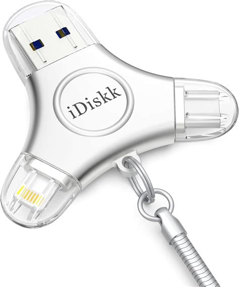 IDiskk MFi Zertifizierter 512 GB IPhone Photo Stick Lightning USB