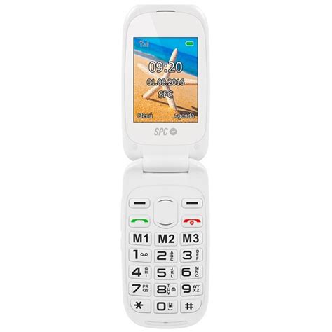 Comprar SPC Harmony White Telefono Movil Tapa Teclas Grandes Camara