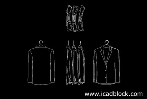 Clothes CAD Block Collection In Plan And Elevation ICADBLOCK