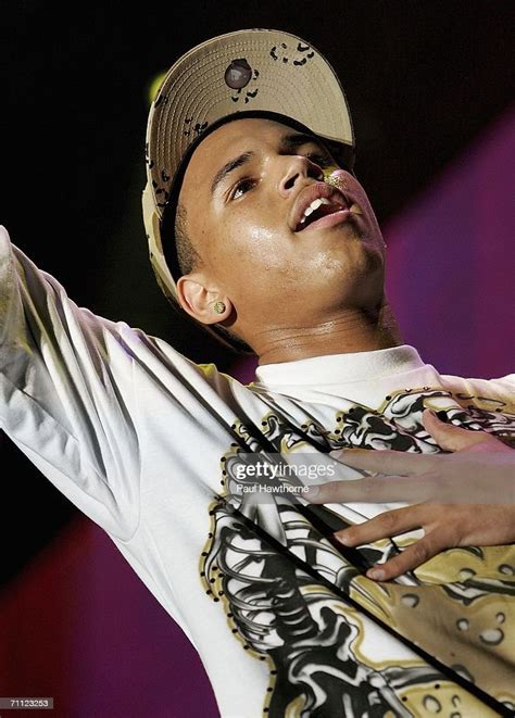 Singer Chris Brown Performs During The 13th Annual Hot 97s Summer