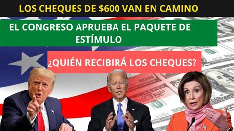 Los Cheques De Van En Camino El Congreso Aprueba El Paquete De